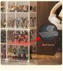 Transparent Display Cabinet Jewelry Display Toy Storage Ra Home Use Figure elf Clear Organizer for Small Collectibles And Models