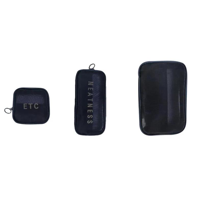 3Pcs Makeup Bags S M L  Model Multi-function Non-dirty Waterproof Storage Bag Women Men