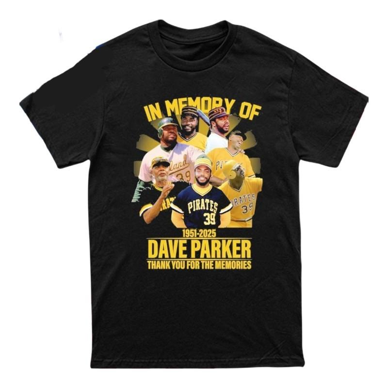 Memory of Dave Parker 1951-2025 Thank You For The Memories T-shirt XXL