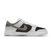 Nike Dunk Cow Leather Slip Resistant, Abrasion Resistant, Lightweight Low top Skateboard Shoes Men's Black Gray DD1391-103(Team641-)