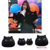 Adorable Black Cat Shaped Plush Toy Soft Stuffed Doll For Cozy Comfort And Play