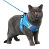 Escape Proof Cat Vest Harness with Leash Adjustable Reflective Puppies Kitten Collar Vest Small Dog Breathable Harness Pet Leads
