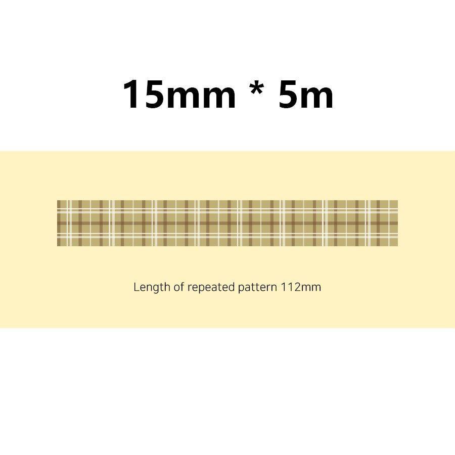 

1roll Candy color scheme, grid pattern, and paper tape Korean style handmade tent decoration materials