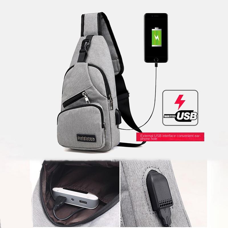 Fashion Casual Crossbody Bag Small Men's Shoulder Bag Men Diagonal Backpack Messenger Phone Bag Boy Fanny Chest Pack New