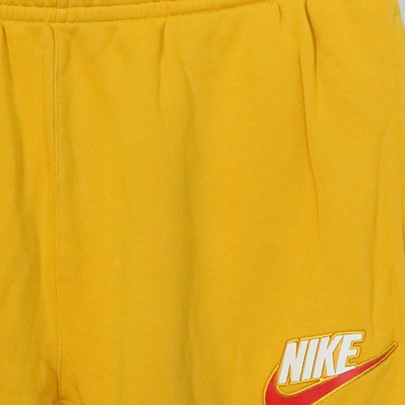 Nike X Supreme Logo Embroidered Cuff Sweatpants Men Bottoms Yellow BQ3768-752