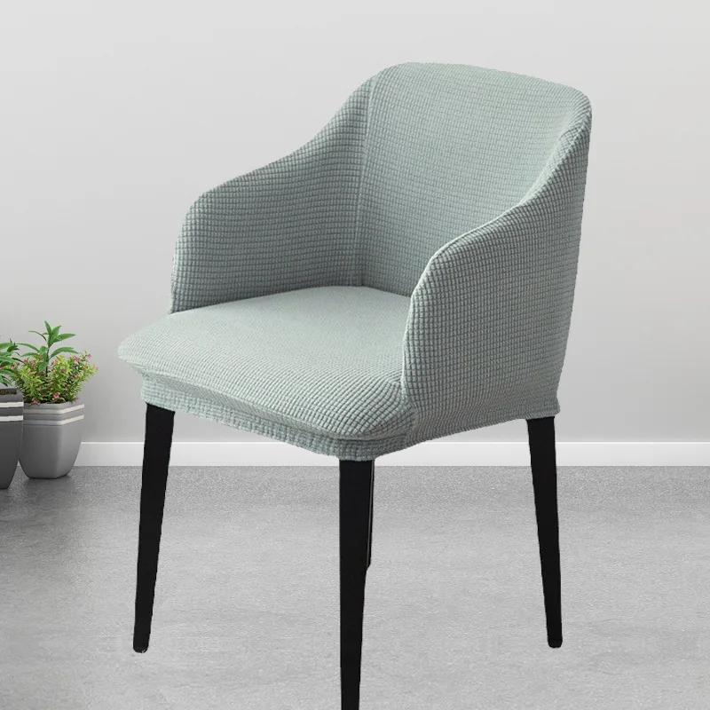 Polar Fleece Armchair Cover Wingback King Back Chair Cover Hotel And Home Party Banquet Seat Cover Home 1/2/4/6PCS