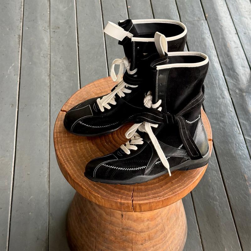Trendy boxing boots Martin boots autumn new mid-tube western boots boots