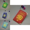 Durable Waterproof Passport Wallet Pu Leather Document Organizer Multipurpose Travel Gift For All