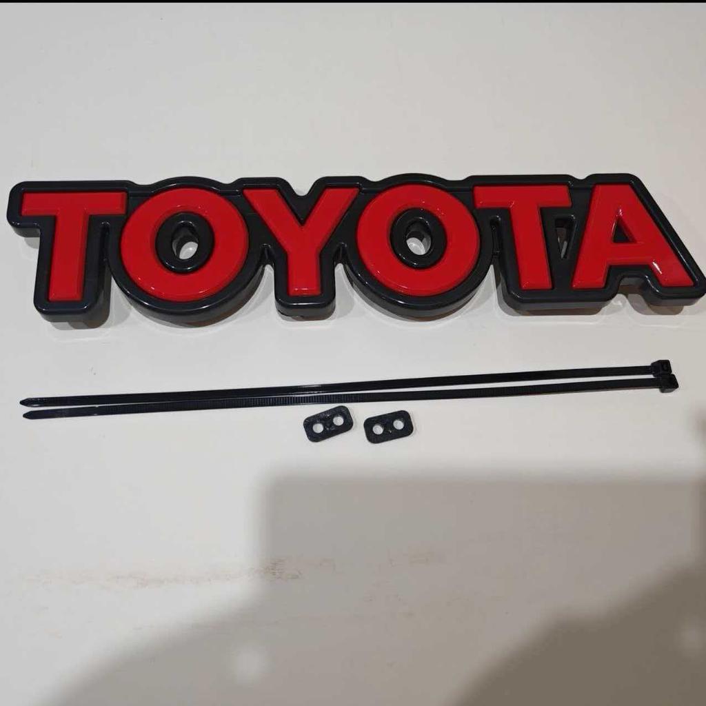 Toyota Front Grille Front Bumper Retro Grille Emblem WILANDA/RAV4/Highlander/RAV4 Letter Emblem