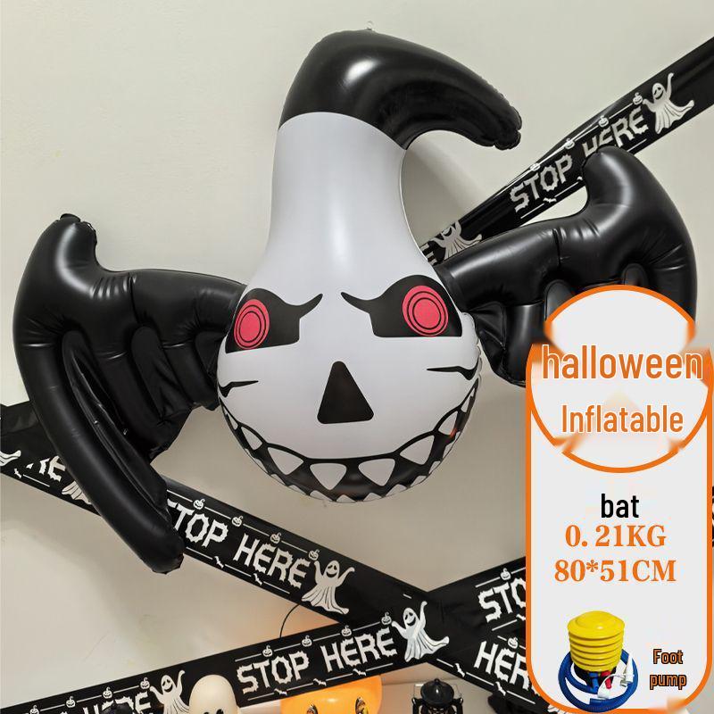 Halloween Pumpkin Ghost Inflatable Lantern for Decor & Costumes