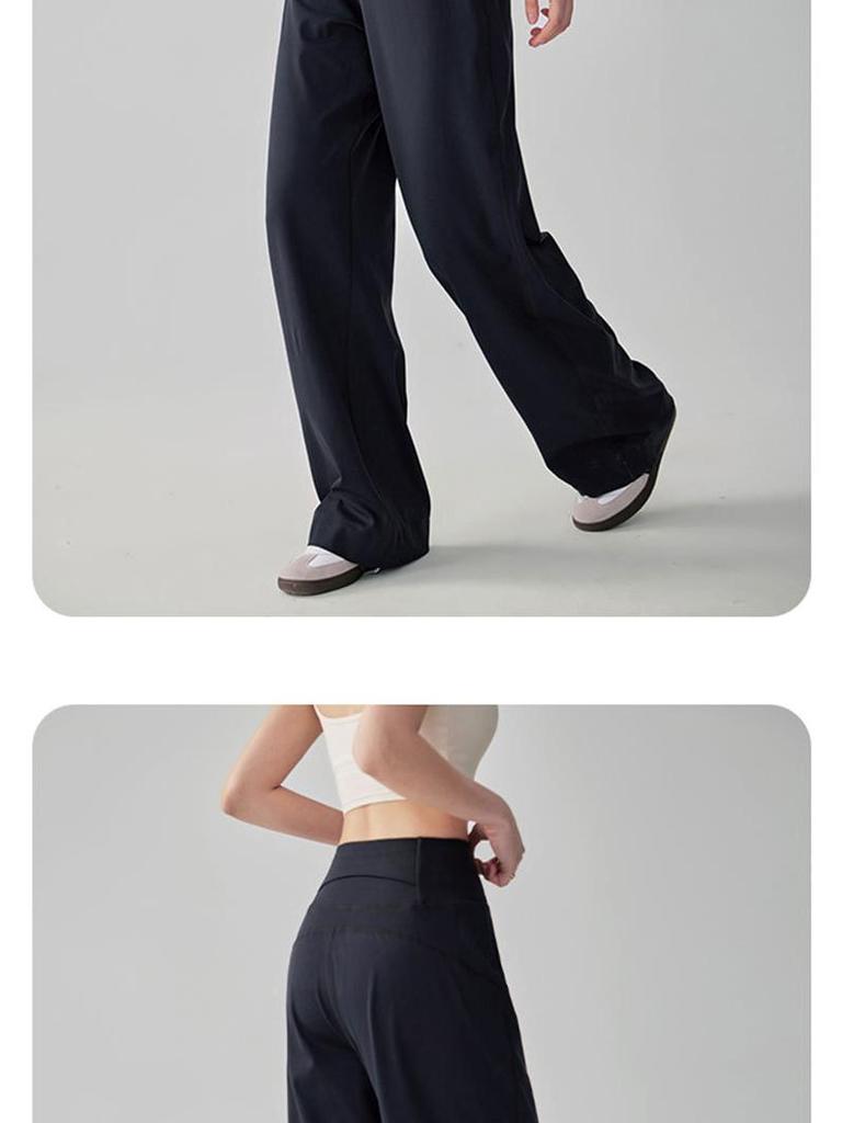 Women's High Waist Quick Dry Loose Fit Yoga & Running Pants