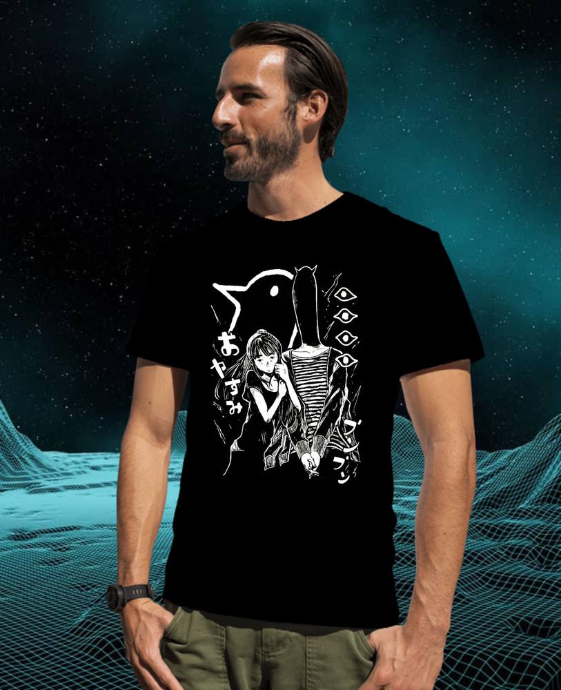 

Oyasumi Goodnight Punpun T-Shirt,Aiko Tanaka,Anime Shirt,Manga cartoon t shirt L