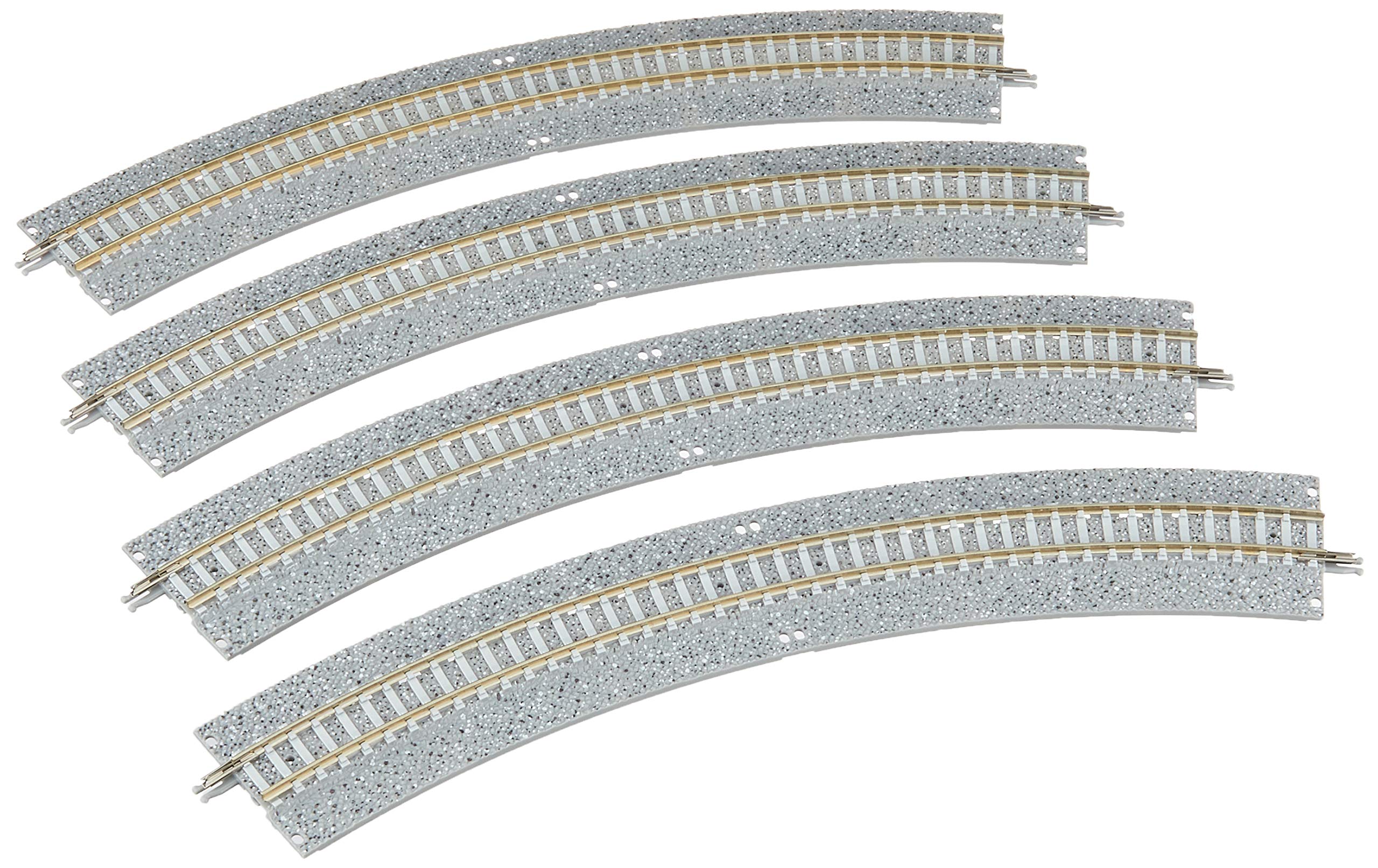 TOMYTEC TOMIX N Gauge Wide PC Curved Rail F Set of 4 Model Railroad Supplies C280-45-WP (1771)