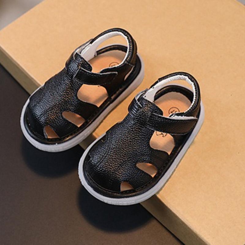 Fashion Baby Shoes Summer New Kids Sandals Soft Soled Boys' Shoes Anti Slip Girls' Sports Sandals Simple Baby Walking Shoes