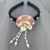 Pearl Hanbok Hairband Tassels Stage Dance Hair Hoop Retro Korean Headband  Hanfu