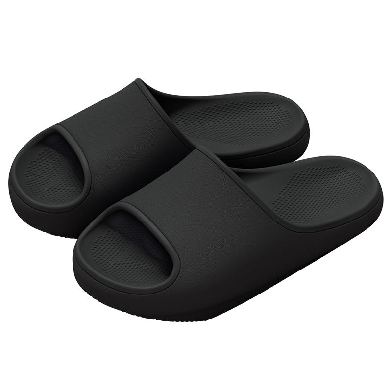 

Women Home Slippers Flat Soft Beach Slides Comfortable Lightweight Slippers 39-40 чорний