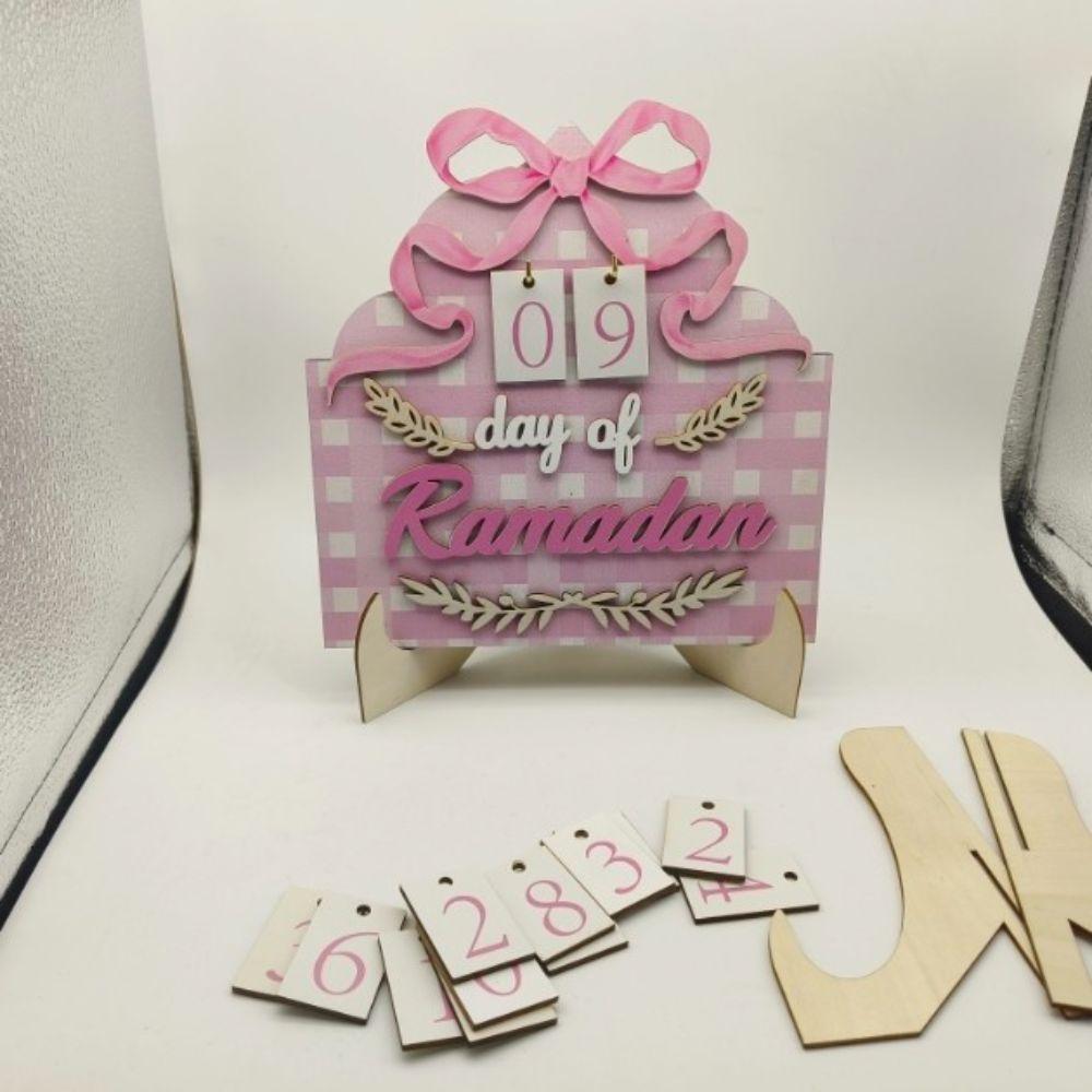 Festival Ramadan Advent Calendar Handmade Islamic Muslim Decor  Room Decoration
