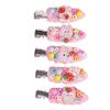 DIY Hair Clips Kit 5pcs Resin Plastic Stainless Steel Cartoon Kids