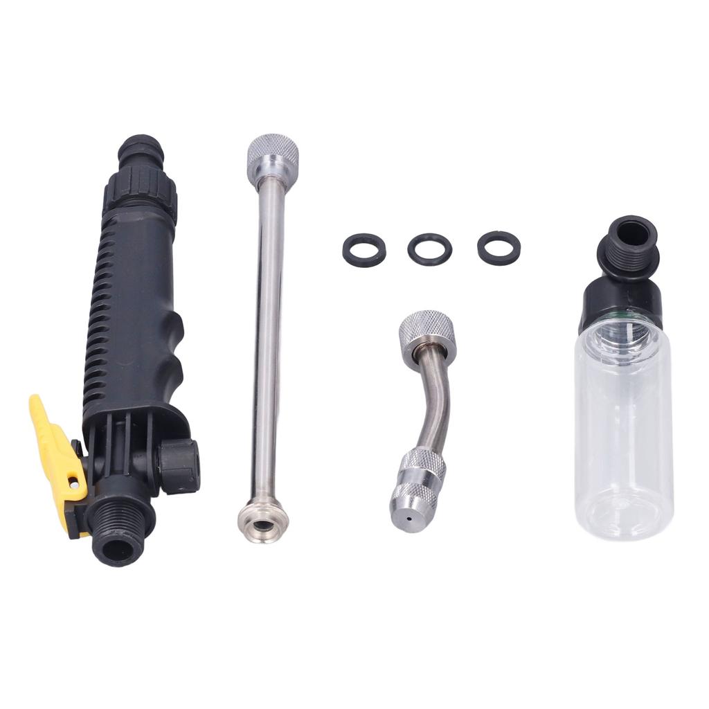 Jet Washer High Pressure Super Impact Detachable Adjustable Foam Water Sprayer for Garden Watering Car Washing