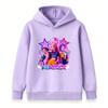 Kids Boys Girls Hoodie Sweatshirt Cute 3D Holographic K-pop Girls Print Casual Long Sleeve Pullover for Daily Party Wear