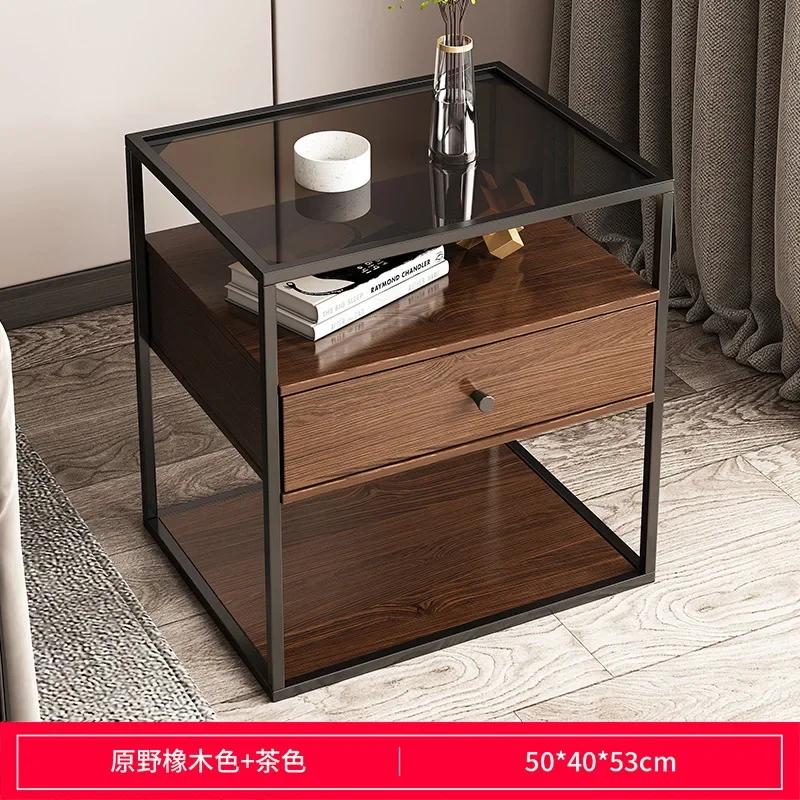 Luxury Bedside Nightstands Modern Wooden Italian Drawers Minimalist Nightstands Table Tall Aesthetic  Bedroom Furniture