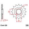 520 12T 13T Motorcycle Front Sprocket Pinion For Honda CR125 R CR125R CR 125R 1987-2003