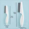 Pet Comb Dog Flea Comb Cat Flea Comb Plastic Fine Tooth Special Comb Steel Needle Comb Hair Removal Comb