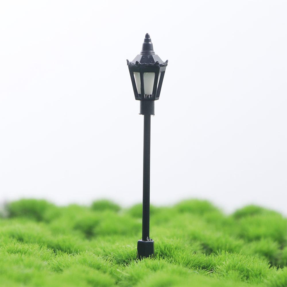 Party Christmas Home Decoration Christmas 1:100 Scale Lights Model Garden Street Lamp Landscape Lights Outdoor Decorative