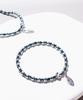 Polalita Deep Green & Cube Clover Point Bracelet (Plt-Br-115_Gn)