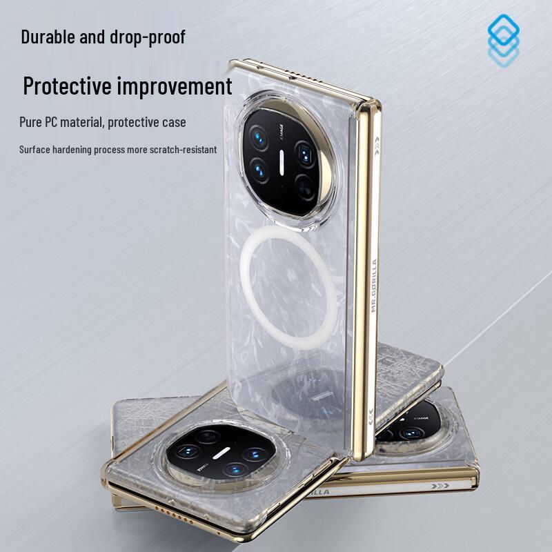 Huawei Mate X6 Transparent Magnetic Foldable Case