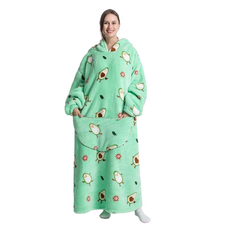 Oversized Wearable Warm Blanket Hoodie Sweater