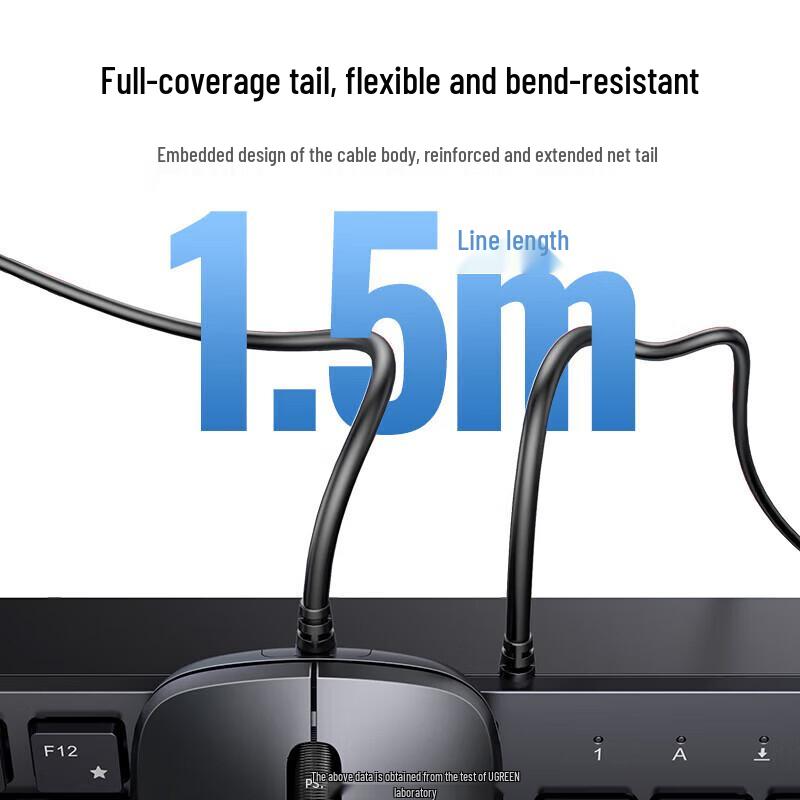 UGREEN Full-Size Wireless Ergonomic Keyboard and Mouse Combo