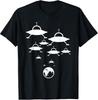 Alien Spaceships Landing On The Earth UFO Fun Gift TShirt Unisex T-Shirt