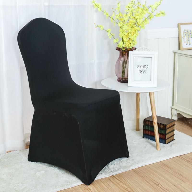 Einfarbiger Stretch-Stuhlbezug für Hochzeiten & Bankette zum Jahresende