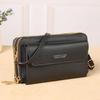 2025 Women's Large Capacity Multifunction Crossbody Phone Bag - Stylish, Simple Solid Color Design