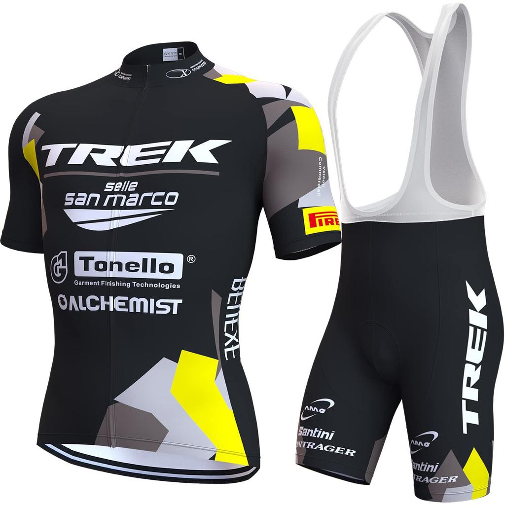 Cycling Suit Short Sleeve Suit Summer Tour De France Team Shirt Cycling Short Top Strap Shorts Quick Drying Breathable Men 2026