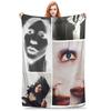 Lady Gaga Mayhem New Album Music Blanket Multi-function Flannel Sofa Throw Blanket for Couch Bedding Office Throws Bedspread
