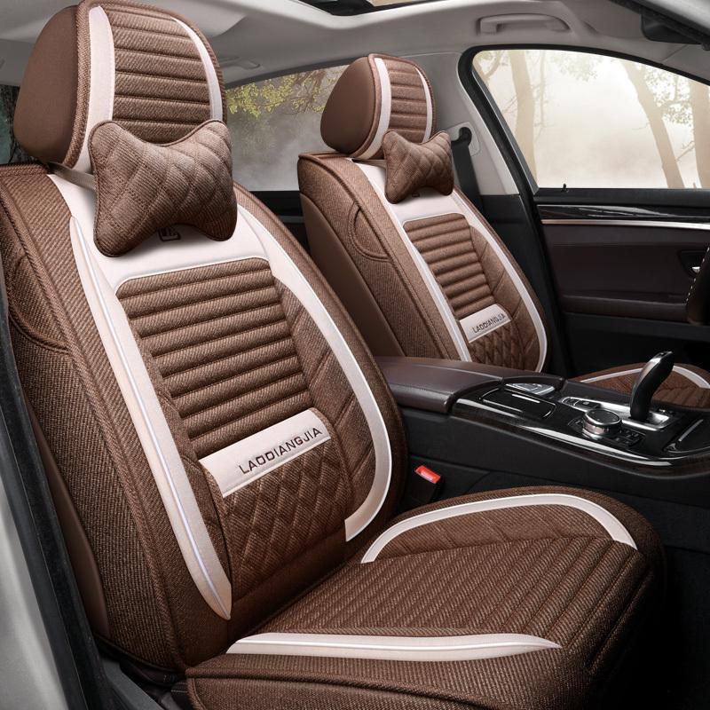 Southeast DX5 Luxury Universal Car Seat Cover - Full Surround, Four Seasons Linen Cushion (2021)
