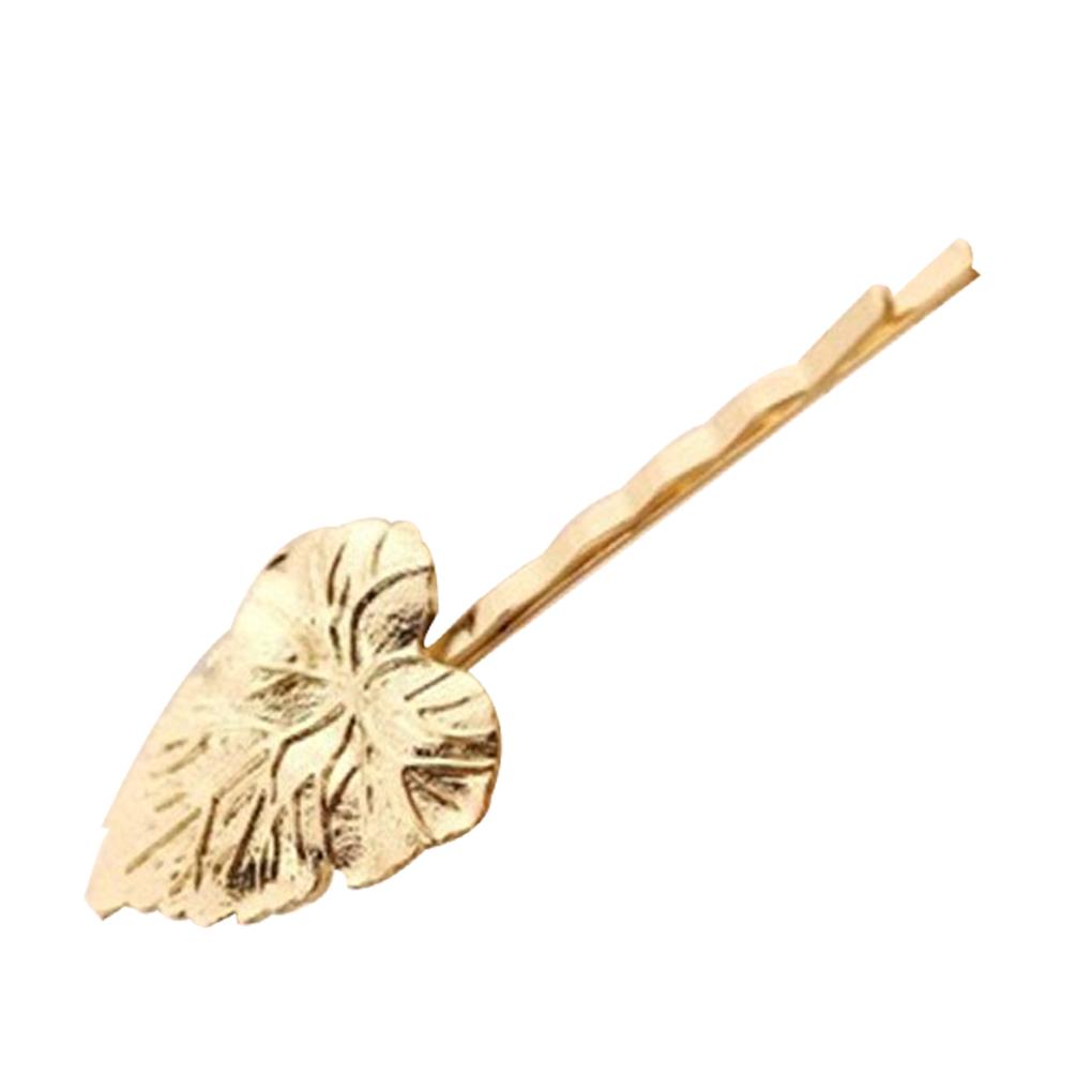 Hair Clip Retro Olive Branch Hairpin Bride Headdress Bangs Pin Non-slip Barrette for Girls Women Type 1