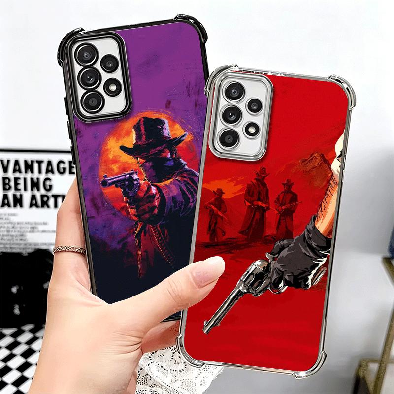 Red Dead R-Redemption Soft Phone Case For Samsung A17 A27 A07 A37 A57 A16 A56 A15 A55 A14 A54 A13 A53 A26 A36 A25 A35 A24 A34 A2