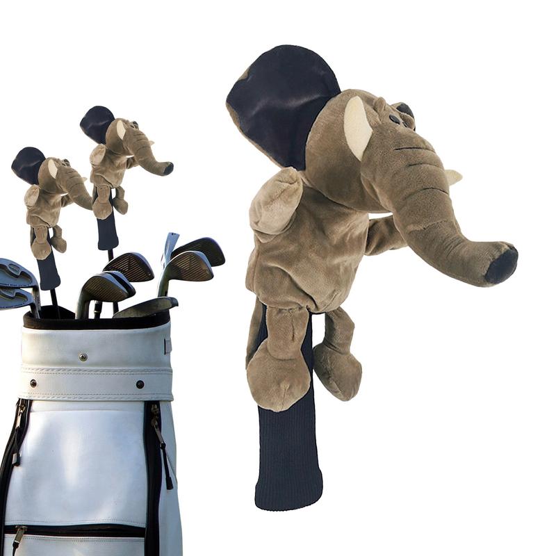 Golf Club Covers Golf Head Covers for Drivers Plush Golf Head Covers Funny Golf Gifts Animal Shaped Golf Headcover