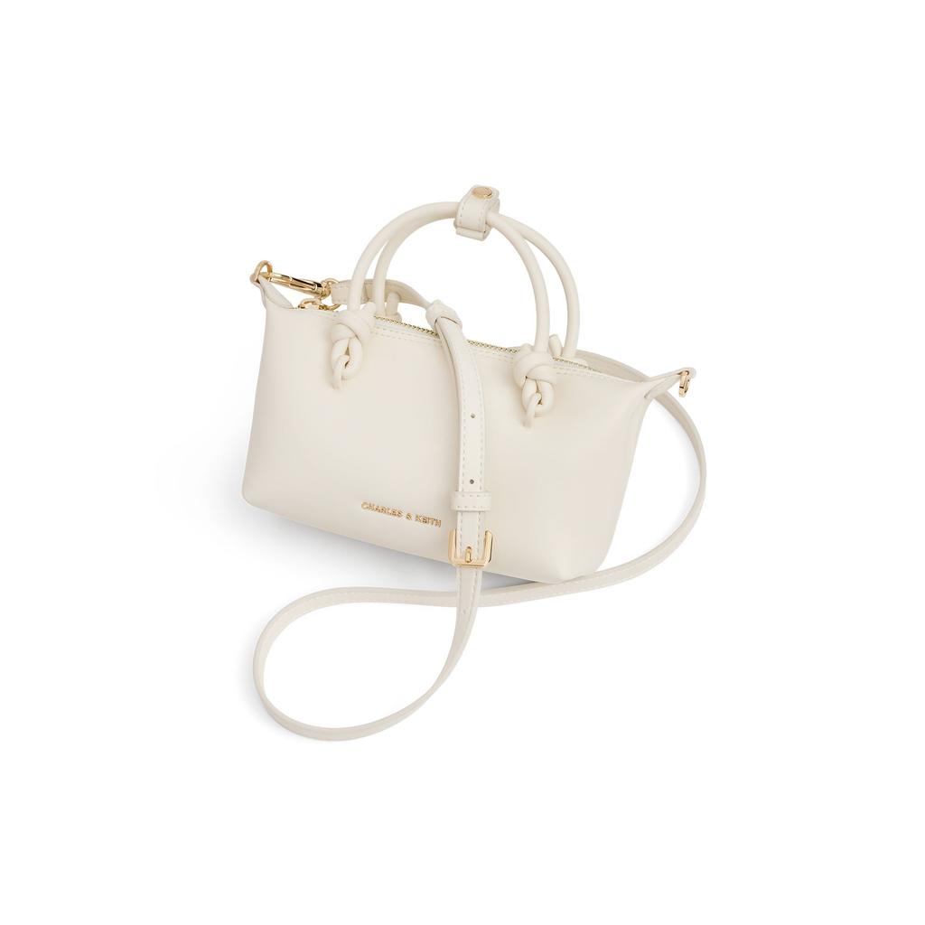 Charles & Keith Knot Crossbody Small Square Bag Women handbags CK2-30271635
