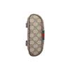 Gucci Ophidia Fashion Presbyopia Logo Embroidered Web Chain Shoulder Strap Supreme Canvas Shoulder Handbag Waist Bag Women's Ebony