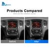 Real Carbon Fiber Sticker For Dodge Durango 2014-2020 Central Control Panel Navigation Car Cover Interior Trim Accessories