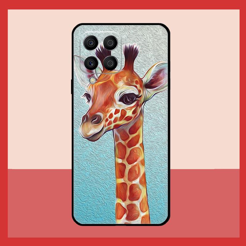 Cute Cartoon Giraffe Case For Samsung Galaxy M52 M32 M53 M16 M11 M21 M31 M35 M12 M13 M14 M15 M36 M56 M55 M34 M54