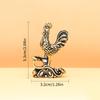 Lucky And Fortune Rooster Ornament Big Cock Bronze Figurines Solid Pure Brass Figurines Study Desktop Decorations Home Decor