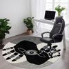 1pc Eyes Hands Office Round Area Rug, Indoor Mat Suitable For Office, Under Office Chairs Bedroom Living Room Home Decor, Room Deco