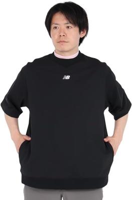 Golf Short Sleeve Crew Neck Sweatshirt 5 [New Balance] Men's (Stretchable/Set-up Compatible) / 012-5164001 010_Black [L]