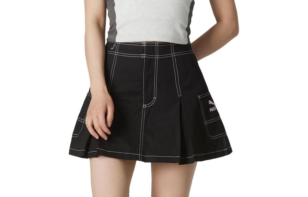 Puma SS24 Casual Short Skirts Women's Black 626864-01