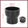 2,25" bis 3" Innendurchmesser Auto Universell Schwarz Silikon Reduzierstück Schlauchkupplung Ladeluftkühlerrohr Ersatzteile